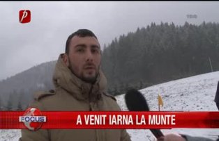 A venit iarna la munte