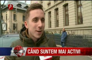 Când suntem mai activi