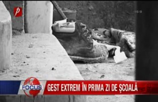 Gest extrem în prima zi de şcoală