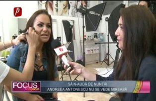 Andreea Antonescu nu se vede mireasa!