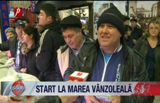 Start la marea vanzoneala