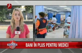 Bani in plus pentru medici