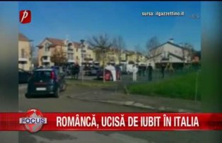 Româncă, ucisă de iubit în Italia
