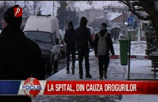 La spital, din cauza drogurilor