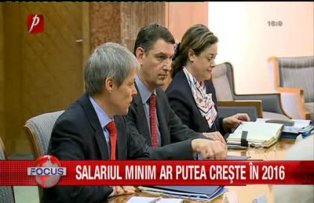 Salariul minim ar putea creste in 2016