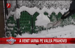 A venit iarna pe valea Prahovei