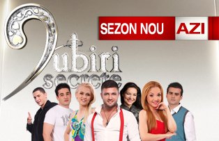 Aşteptat cu nerăbdare de mii de fani, sezonul 7 “Iubiri secrete” începe azi, la Prima TV!