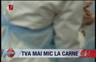 TVA mai mic la carne