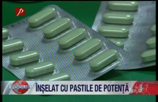 Inselat cu pastile de potenta