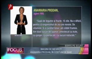 Anamaria Prodan, în costum de baie