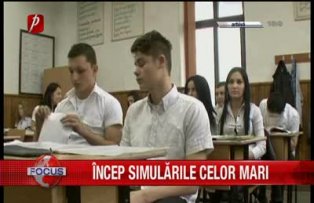Încep simulările celor mari