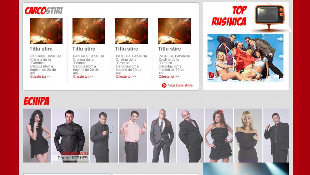 Carcotasii de la Prima TV au “casa noua” pe Internet