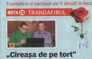 „Cireaşa de pe tort” a primit Nota 10 de la TV Mania!