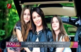 Cum se împarte între cele două familii? Amalia Năstase, de trei ori mămică