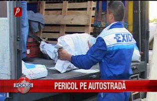 Pericol pe autostrada