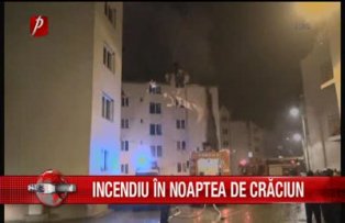 Incendiu in noaptea de Craciun