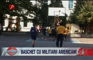 Baschet cu militarii americani