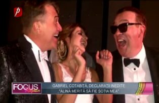 Gabriel Cotabita, declaratii inedite: "Alina merita sa fie sotia mea