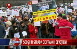 Scosi in strada de Francii Elvetieni