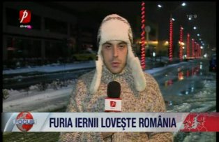 Furia iernii loveste Romania