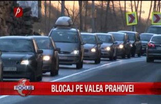 Blocaj pe Valea Prahovei