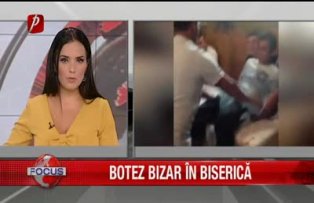 Botez bizar in biserica