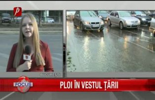 Ploi in vestul tarii