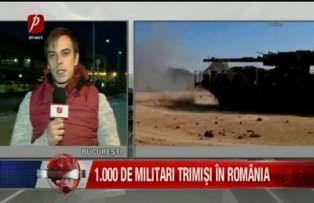 1000 de militari trimisi in Romania