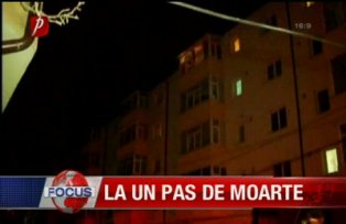 La un pas de moarte
