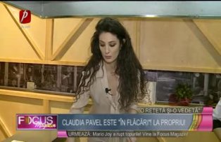 O reţetă şi-o vedetă: Claudia Pavel este "în flăcări"! La propriu!