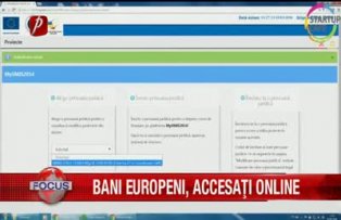 Bani europeni, accesaţi ONLINE