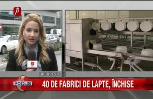40 de fabrici de lapte, inchise