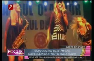 Nici gravida nu se astampara! Andreea Banica a facut show la Radauti
