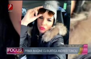 Prima imagine cu burtica Andreei Tonciu