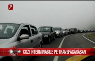 Cozi interminabile pe Transfagarasan