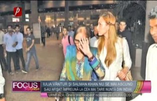 Iulia Vântur şi Salman Khan nu se mai ascund! S-au afişat împreună la cea mai tare nuntă din India!