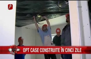 Opt case construite in cinci zile