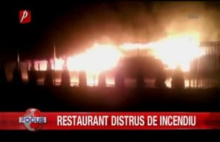 Restaurant distrus de incendiu