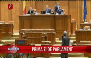 Prima zi de parlament