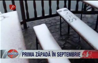 Prima zapada in septembrie