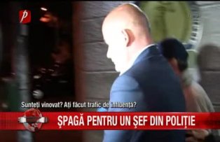 Spaga pentru un sef din politie