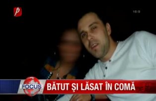 Bătut şi lăsat în comă