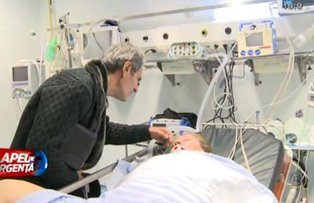 VIDEO /  Se afla intre viata si moarte, dar vocea sotului a trezit-o