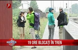19 ore blocati in tren