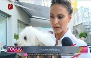 Ramona Bădescu îşi răsfaţă căţeluşa! Hera are stofă de vedetă