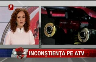 Inconstienta pe atv