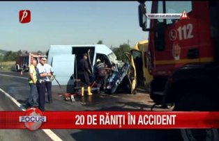 20 de raniti in accident