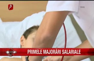 Primele majorări salariale