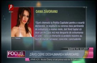 Zăvo cere deshumarea Mărioarei