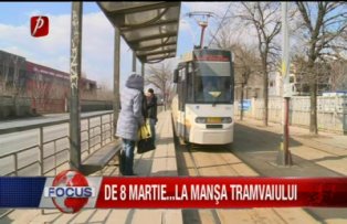 De 8 martie... la mansa tranvaiului